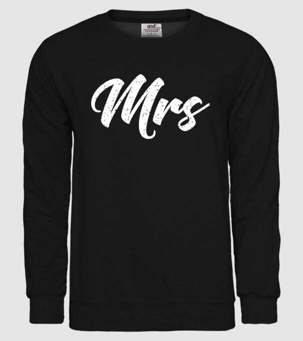 Mrs 1 model negru pe tricou