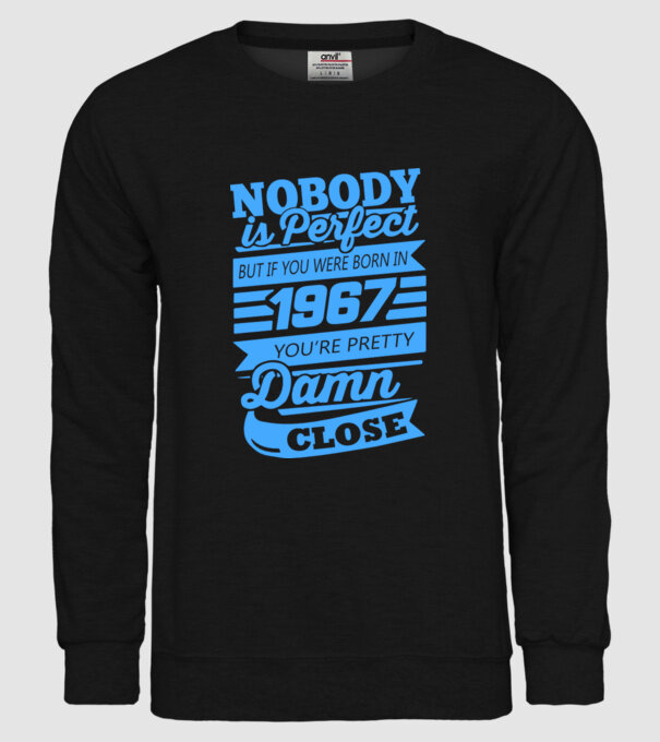Nobody 1967 model negru pe tricou