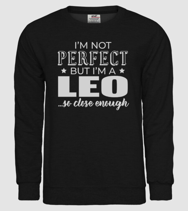 Not perfect, but LEO model negru pe tricou