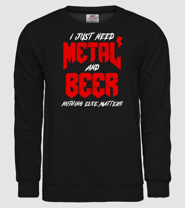Nothing else matters model negru pe tricou