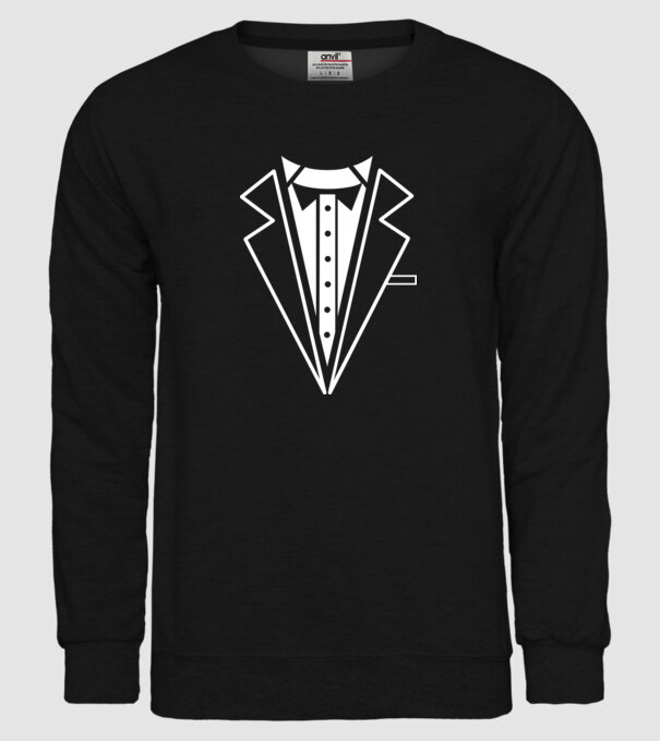 Costum 2 model negru pe tricou