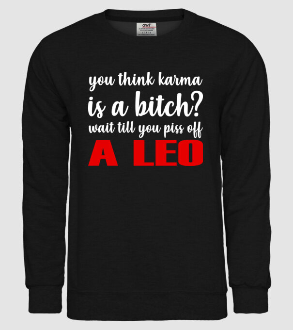 Piss of a LEO model negru pe tricou
