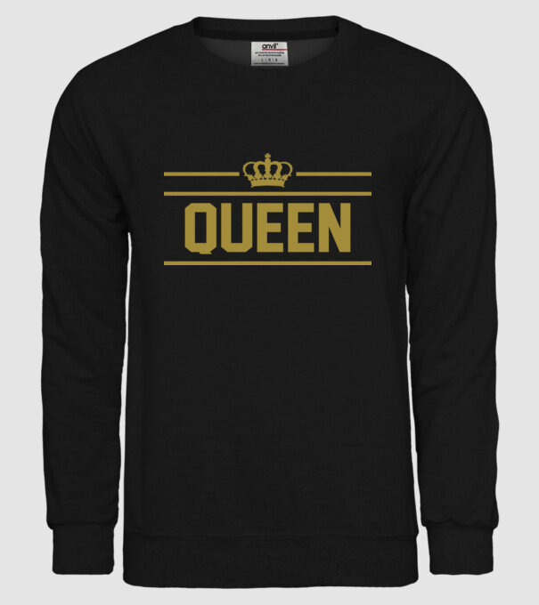 Queen model negru pe tricou
