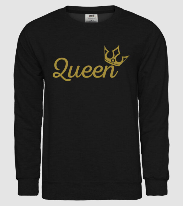 Queen model negru pe tricou