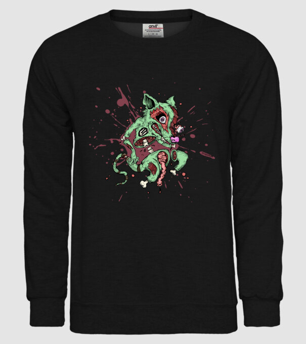 Rat - Snapsleek own model negru pe tricou