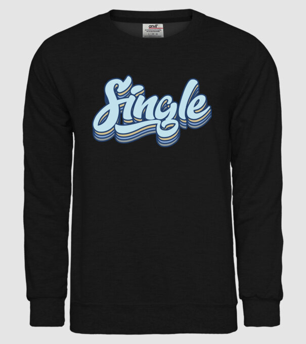 Retro single model negru pe tricou