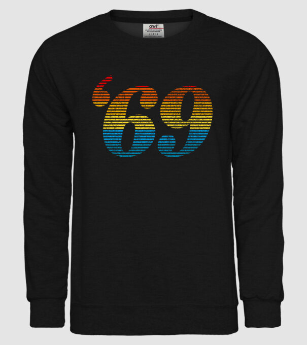 Retro Birthday 1969 model negru pe tricou