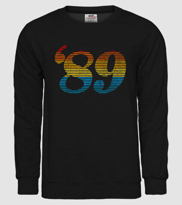 Retro Birthday 1989 model negru pe tricou