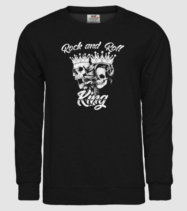 RNR KING model negru pe tricou