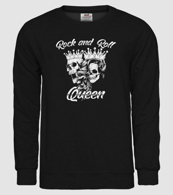 RNR QUEEN model negru pe tricou