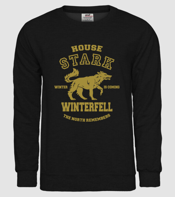 stark model negru pe tricou