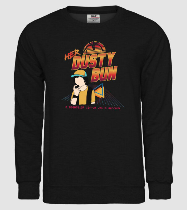 Stranger couple 80s retro Dustin model negru pe tricou