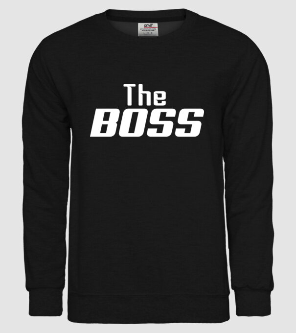 The Boss model negru pe tricou