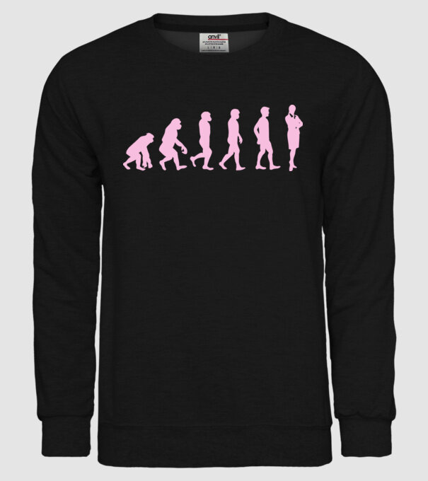 femeie de afaceri evoluție model negru pe tricou