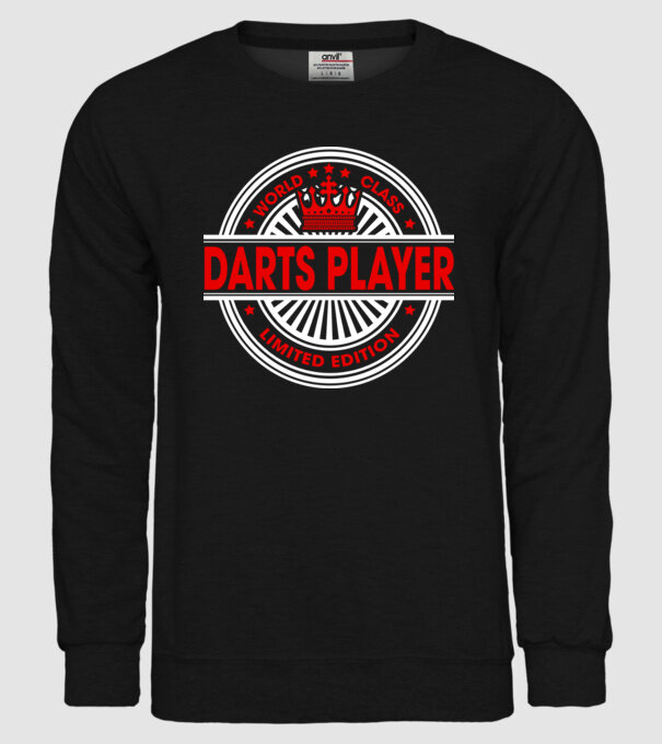 World class DARTS model negru pe tricou