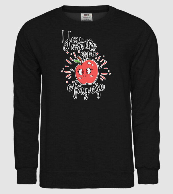 You drive me bananas you are the apple of my eye model negru pe tricou