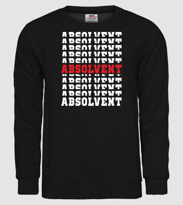 absolvent 2022 model negru pe tricou