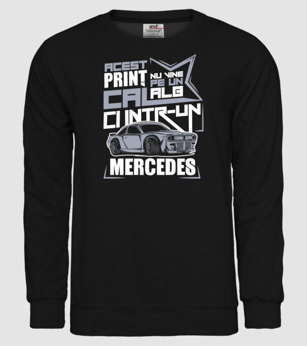 Acest prinț nu vine pe un cal alb, ci într-un Mercedes model negru pe tricou