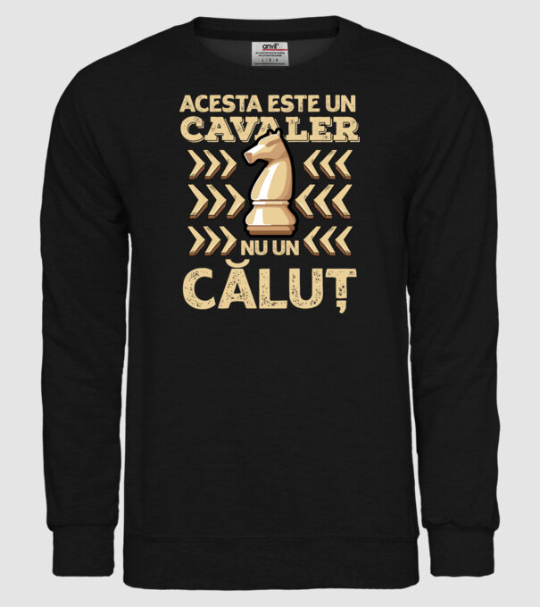 Acesta este un cavaler, nu un căluț model negru pe tricou