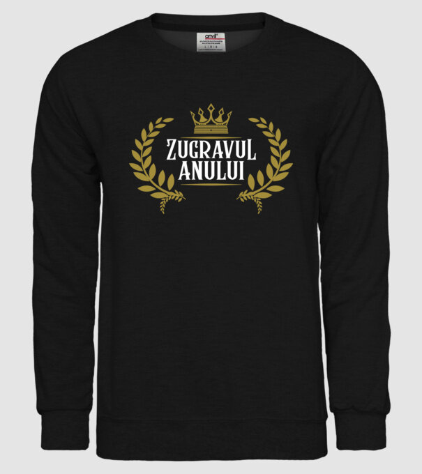 Anului Zugravul model negru pe tricou