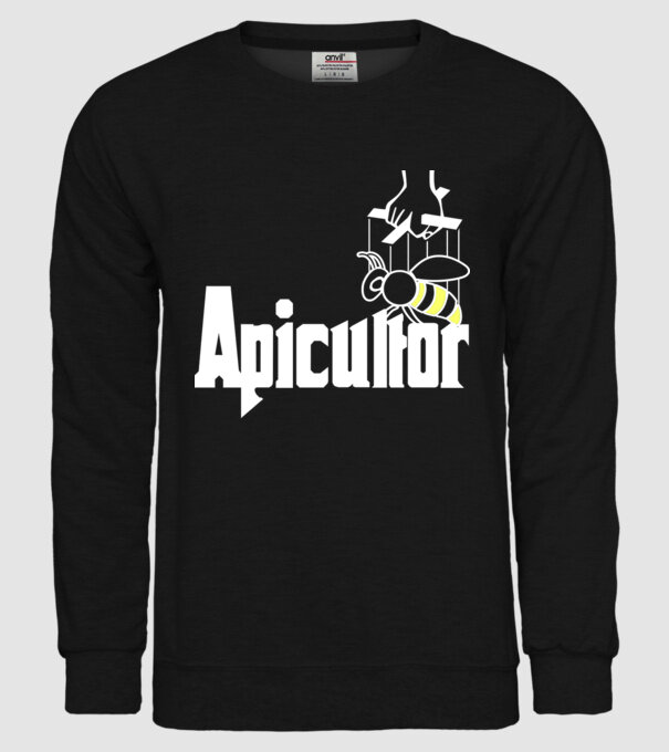 apicultor model negru pe tricou