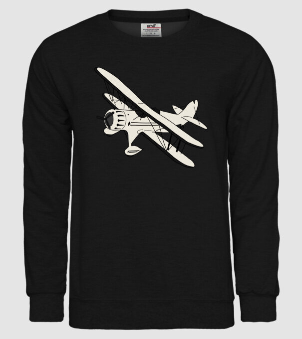 Avioane model negru pe tricou