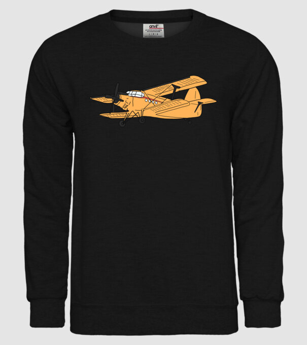 Avioane model negru pe tricou
