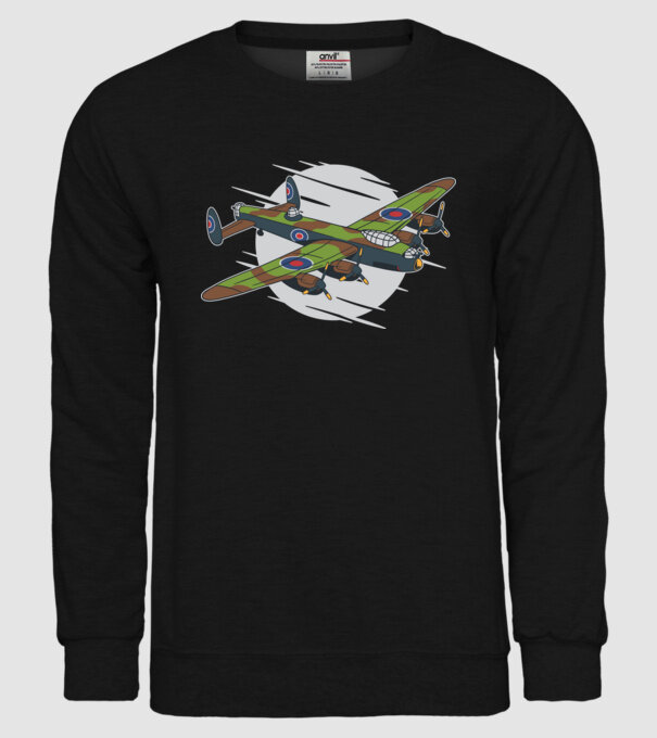 Avioane model negru pe tricou