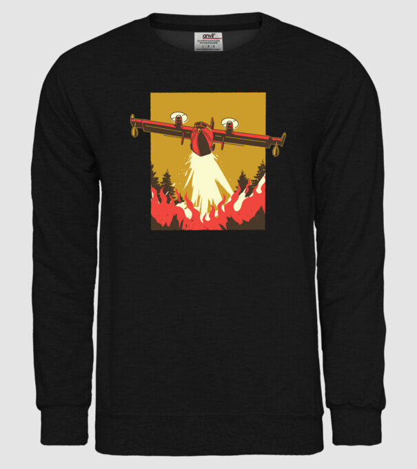 Avioane model negru pe tricou