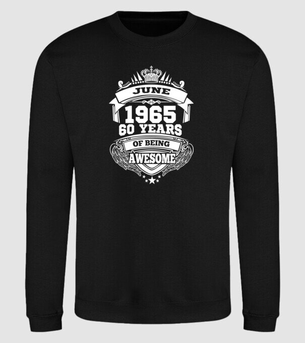 Awesome being of june 1965 model negru pe tricou