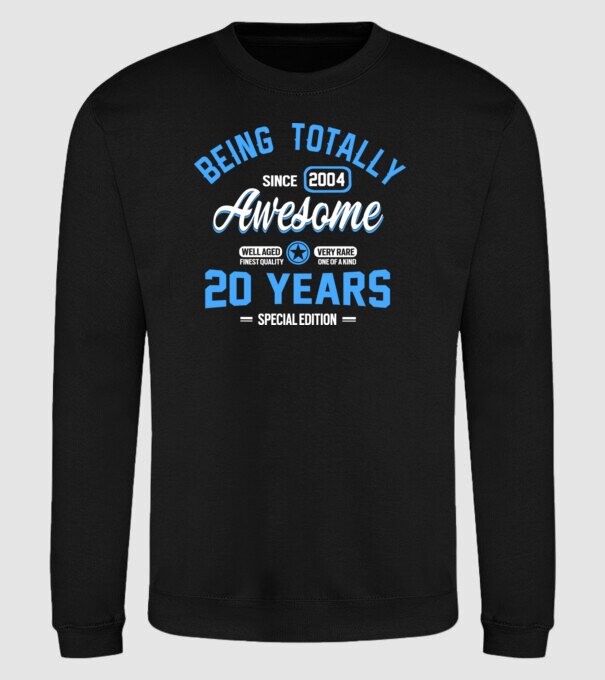 Being totally awesome 20 model negru pe tricou