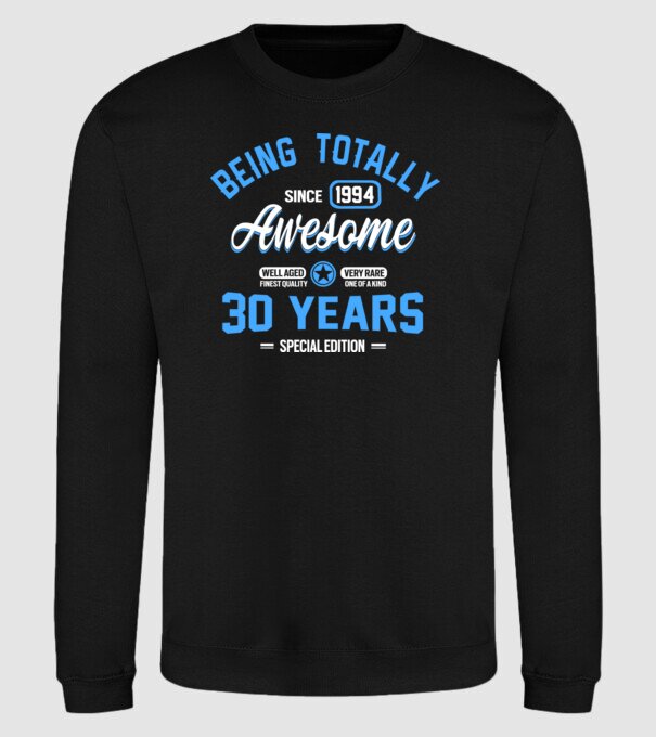Being totally awesome 30 model negru pe tricou