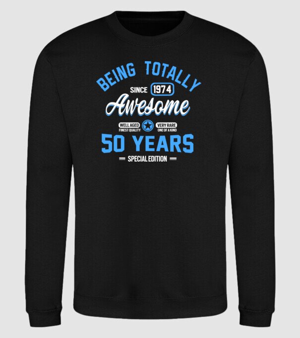 Being totally awesome 50 model negru pe tricou