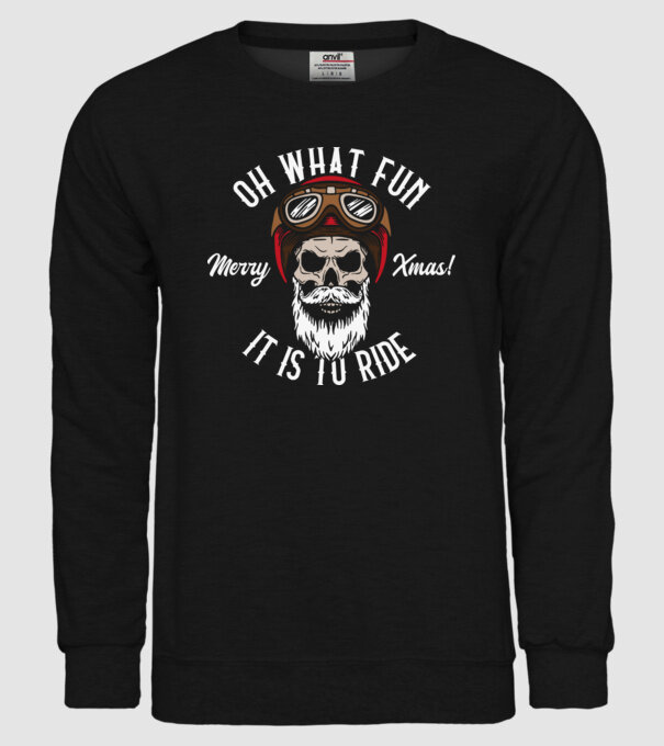 Biker Skull model negru pe tricou