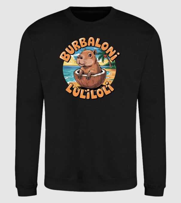 Burbaloni Luliloli model negru pe tricou