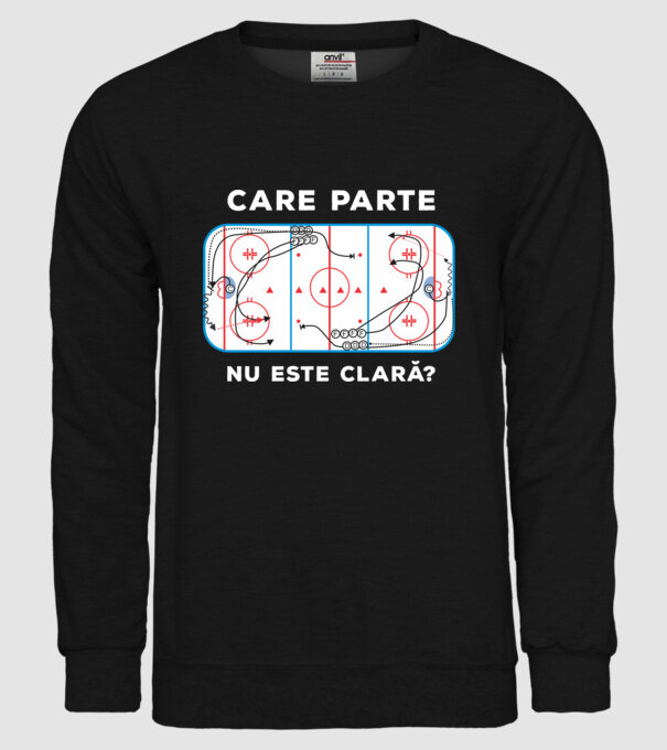 Care parte nu este clară? model negru pe tricou