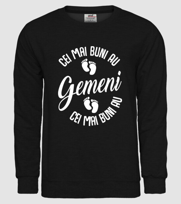Cei mai buni au gemeni model negru pe tricou