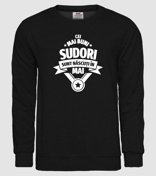Cei mai buni sudori sunt născuți în Mai model negru pe tricou