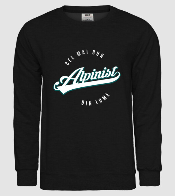 Cel mai bun alpinist din lume model negru pe tricou