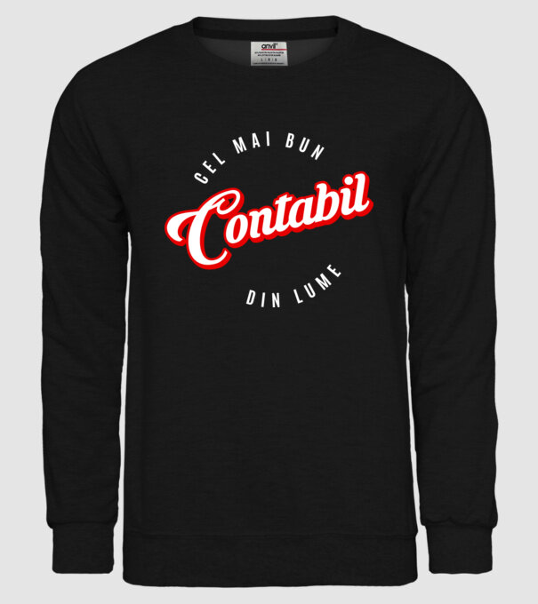 Cel mai bun CONTABIL din lume model negru pe tricou