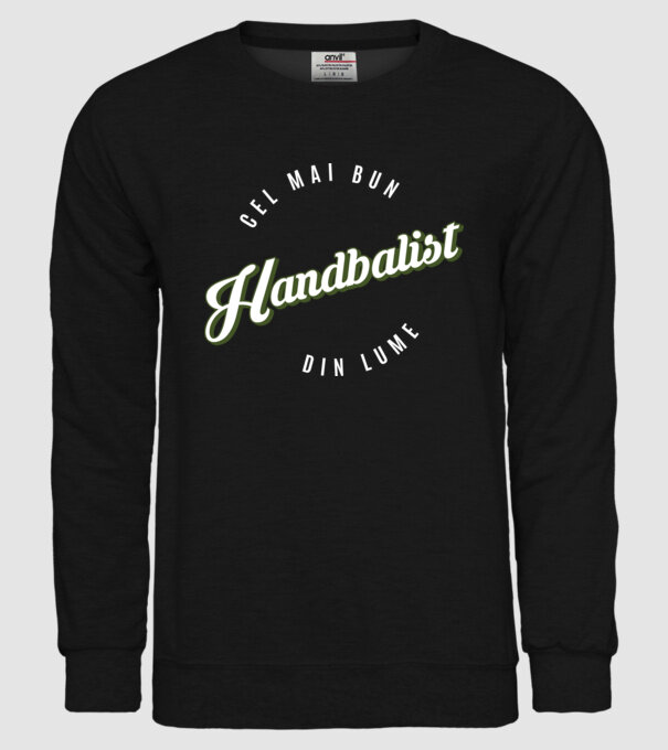Cel mai bun Handbalist din lume model negru pe tricou
