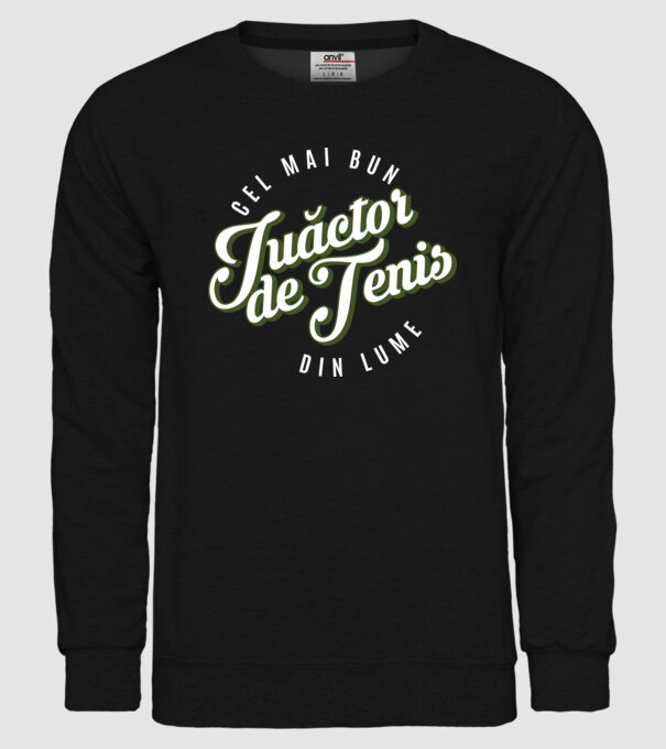 Cel mai bun Juăctor de tenis din lume model negru pe tricou