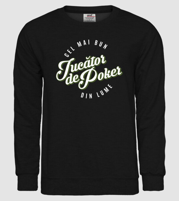 Cel mai bun Jucător de poker din lume model negru pe tricou