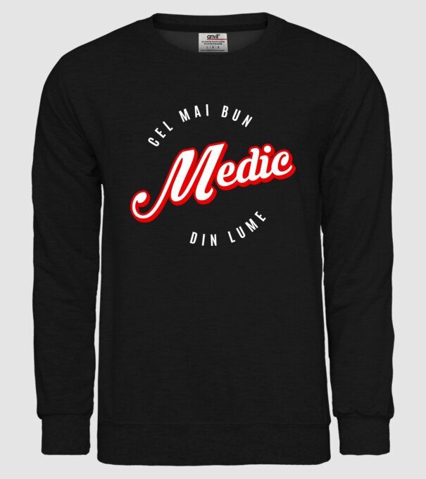 Cel mai bun MEDIC din lume model negru pe tricou