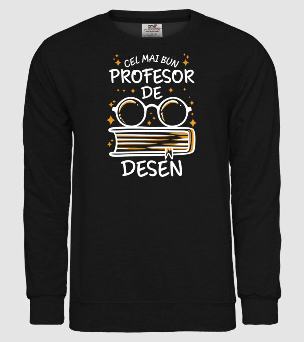 Cel mai bun profesor de desen model negru pe tricou