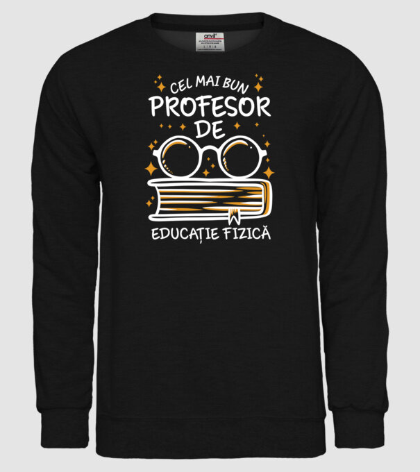 Cel mai bun profesor educație fizică D2782032 model negru pe tricou