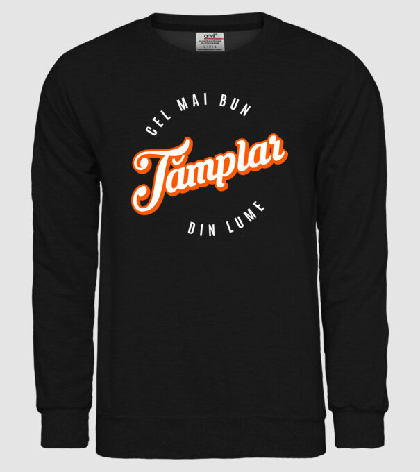 Cel mai bun TÂMPLAR din lume model negru pe tricou
