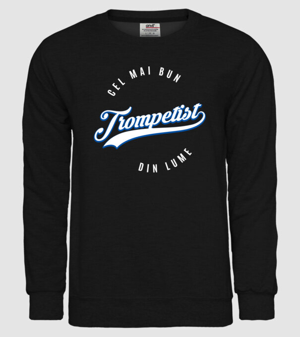 Cel mai bun trompetist din lume model negru pe tricou