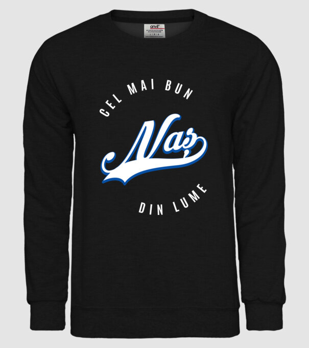Cel mai bun NAȘ din lume model negru pe tricou