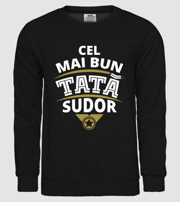 Cel mai bun tată sudor model negru pe tricou